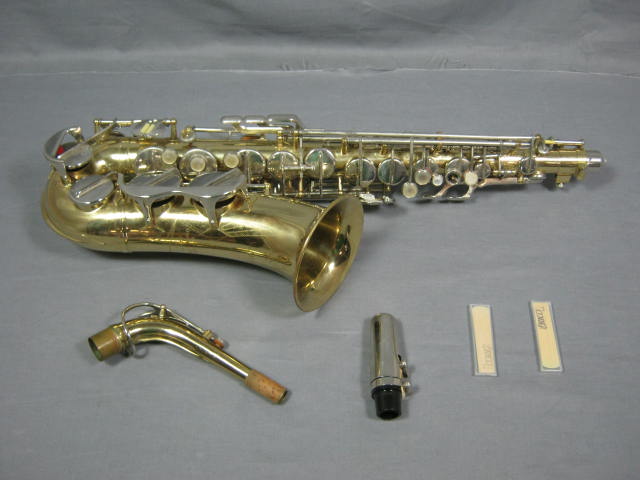 Vtg Lafleur Alto Saxophone Sax +case Boosey &Hawkes NR 1