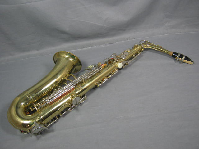 Vtg Lafleur Alto Saxophone Sax +case Boosey &Hawkes NR 5