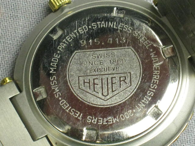 Tag Heuer Executive Professional Stainless Diver Watch 200m 5