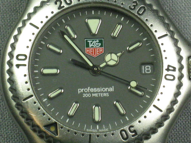 Tag Heuer Professional Stainless Watch S99 206 200m NR! 1