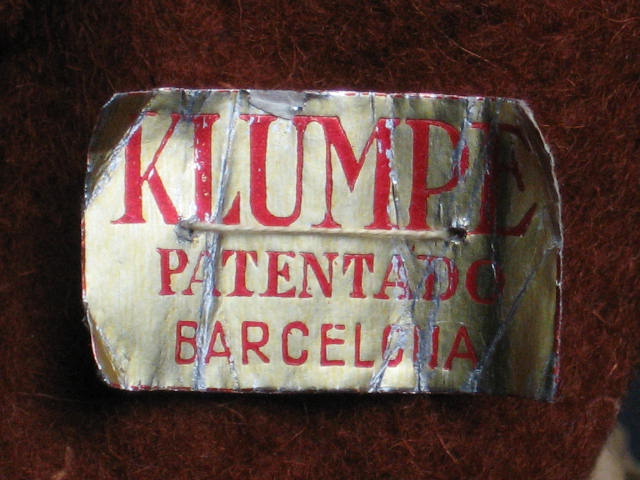 Vintage Spanish Klumpe Felt Paperboy Doll W/Label Spain 8