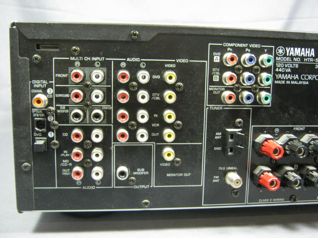 Yamaha HTR-5740 AV Surround Sound 6:1 Channel Receiver 3