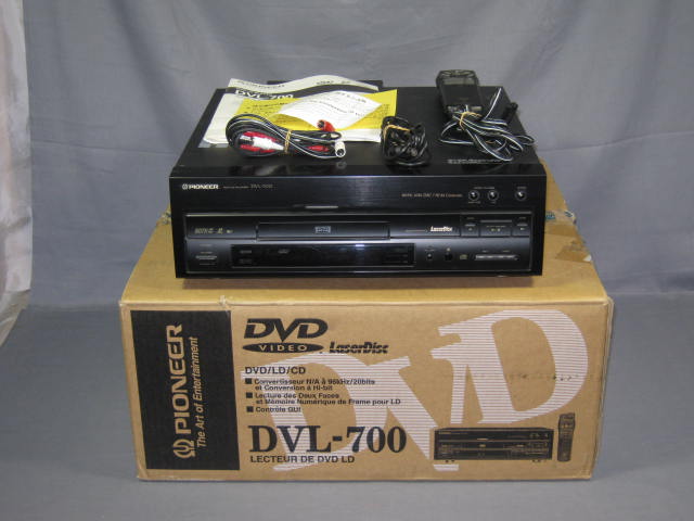 Pioneer DVL700 DVD LD Laser Compact Disc CD Player + NR