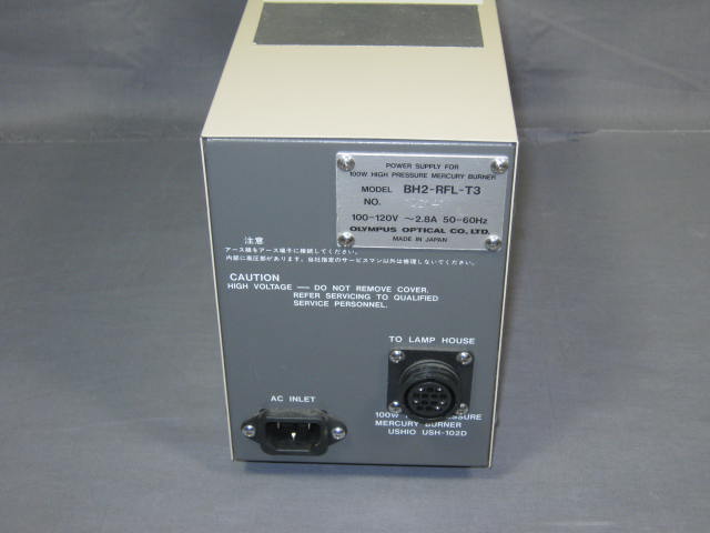 Olympus BH2-RFL-T3 100W Mercury Lamp Power Supply NR! 4