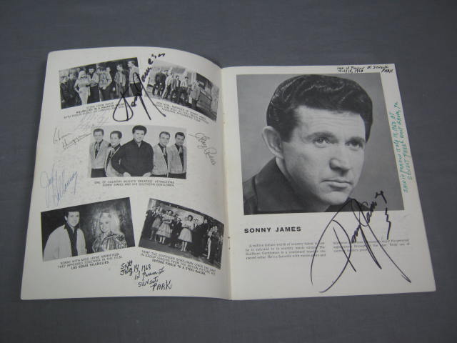 1960s Country Music Stars Signed Autograph Book 67+/- 1