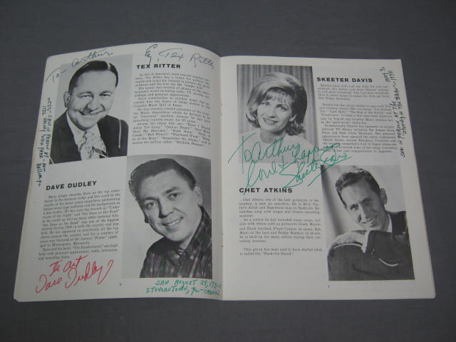 1960s Country Music Stars Signed Autograph Book 67+/- 2