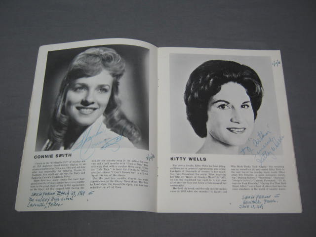 1960s Country Music Stars Signed Autograph Book 67+/- 3