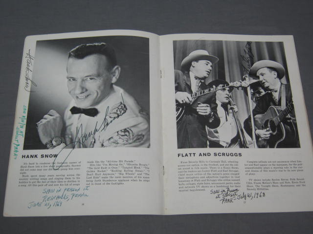 1960s Country Music Stars Signed Autograph Book 67+/- 6