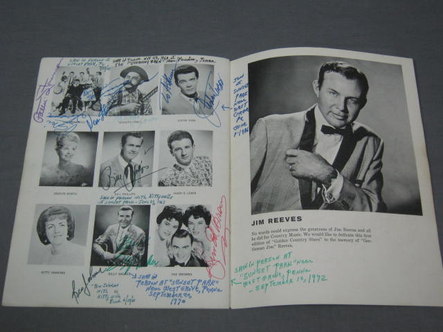 1960s Country Music Stars Signed Autograph Book 67+/- 14