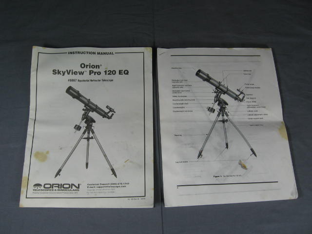 Orion SkyView Pro 120mm EQ Refractor Telescope + Mount 18