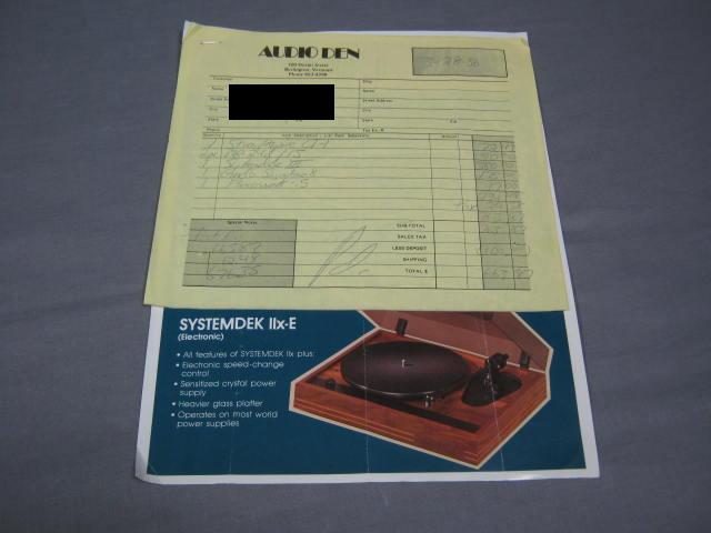 Systemdek IIX Turntable + Grado Signature 8MR Cartridge 12