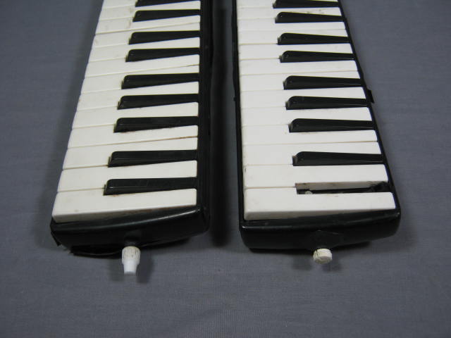 2 Vtg German Hohner Melodica 36 Pianos +Case Germany NR 4