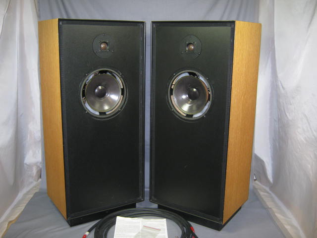 Snell Acoustics Type E/II Speakers + Audioquest Cables 1