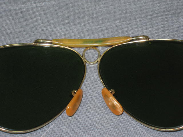 Vtg B&L Bausch & Lomb Ray Ban Aviator Sunglasses +Case 3