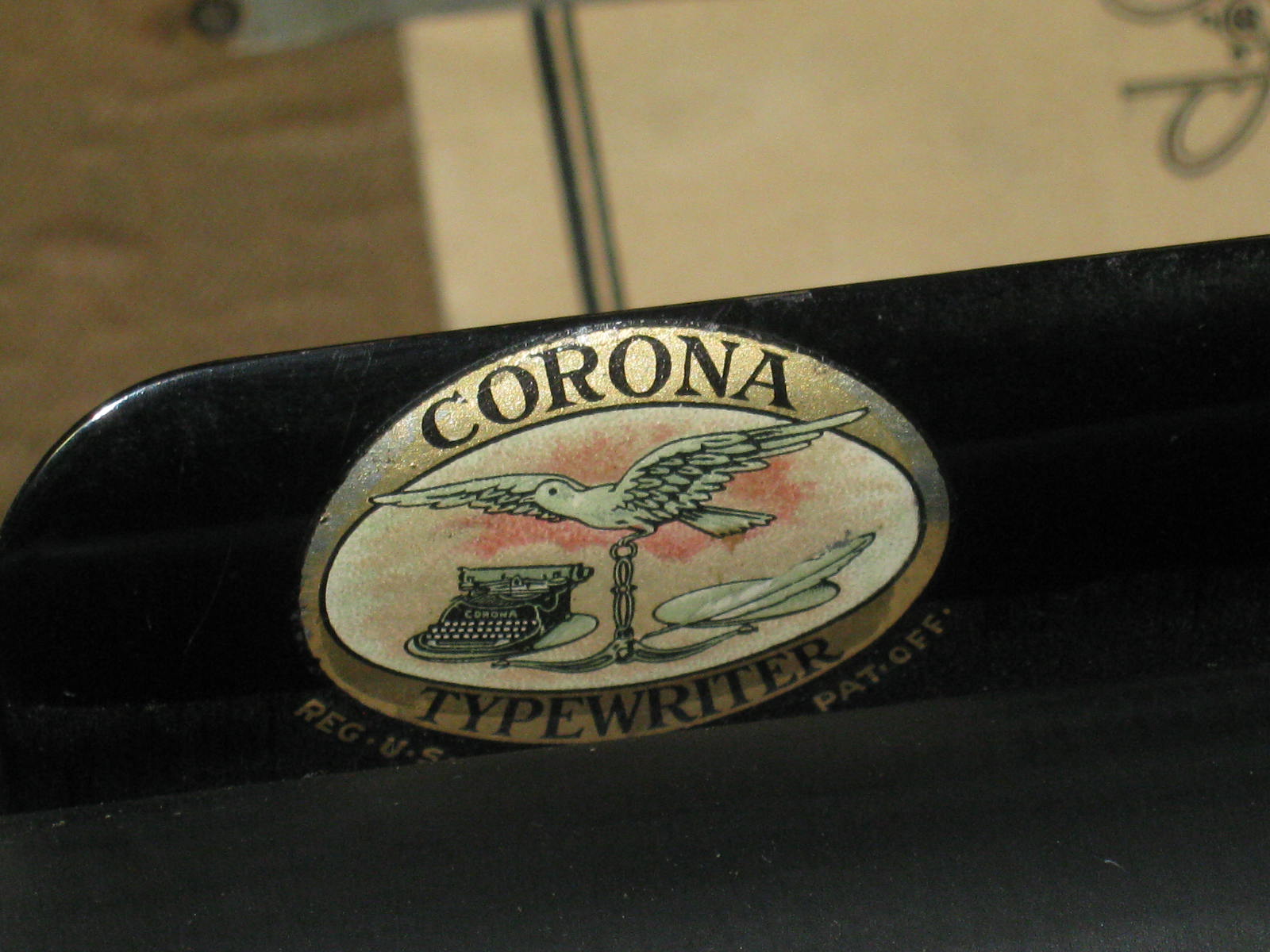 Antique Corona #3 Folding Portable Typewriter Case Cover Manual Ca 1917 7