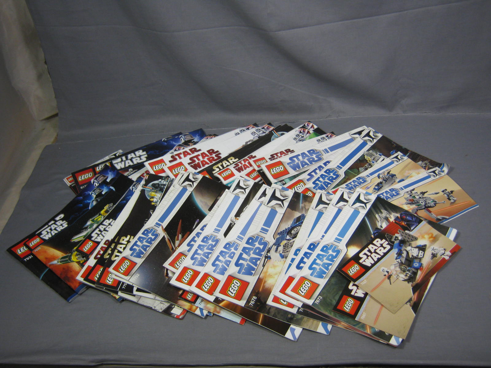 HUGE 64 Lego Star Wars Instruction Booklets Manuals Lot