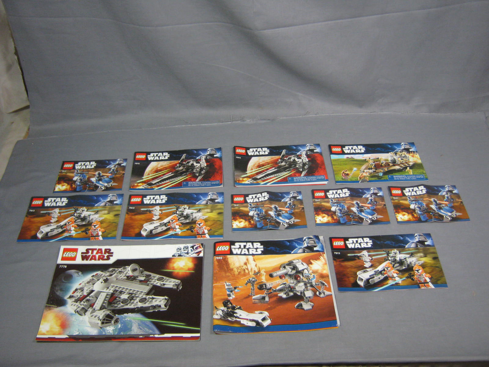 HUGE 64 Lego Star Wars Instruction Booklets Manuals Lot 3