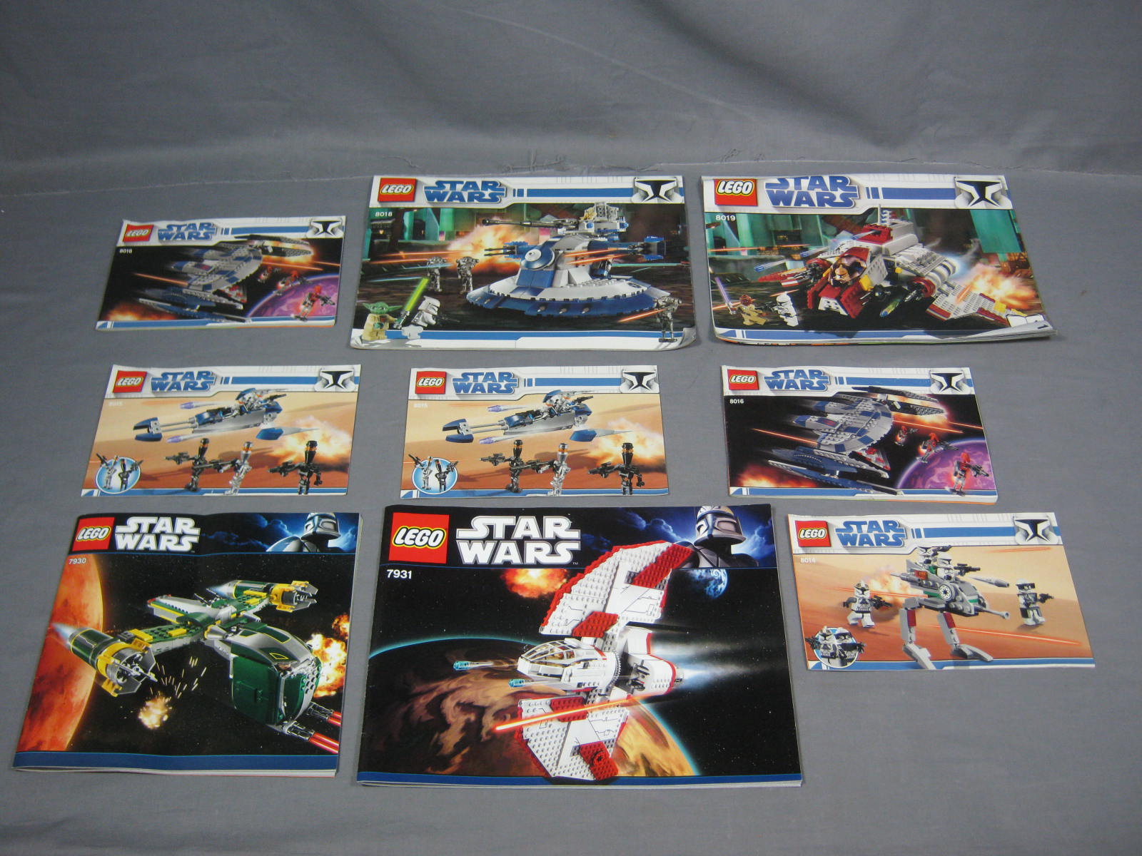 HUGE 64 Lego Star Wars Instruction Booklets Manuals Lot 4