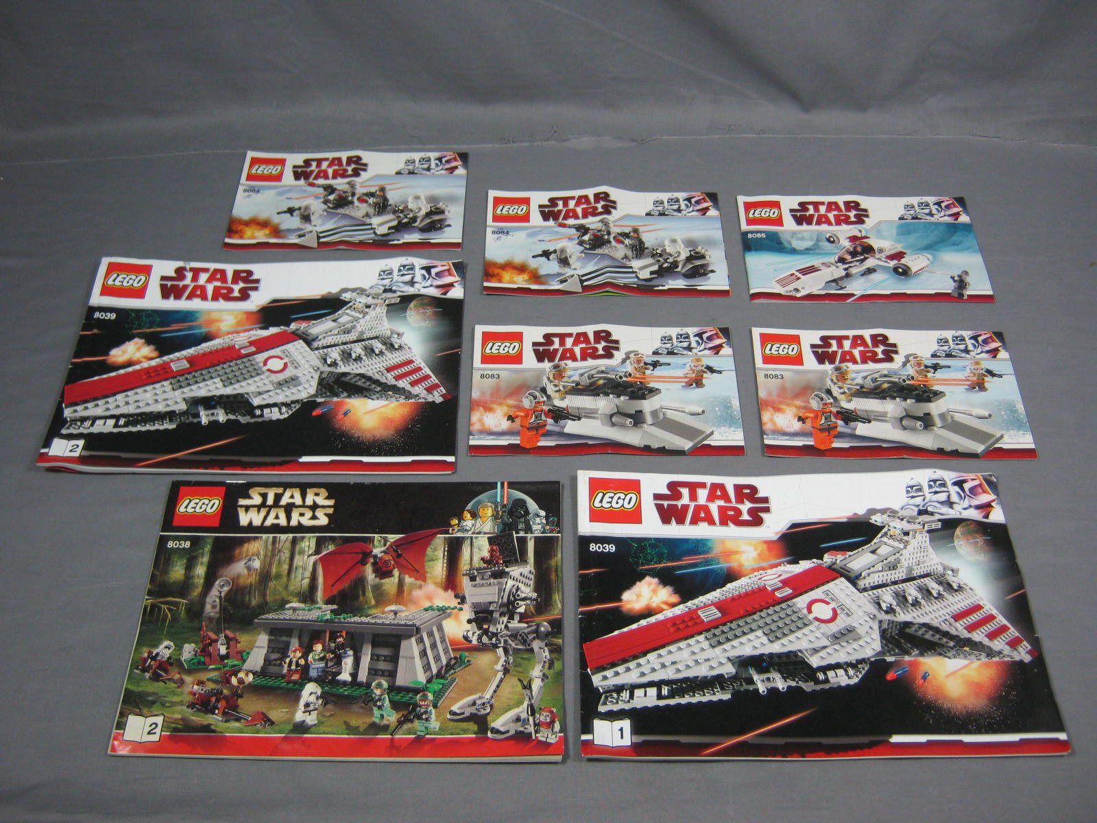 HUGE 64 Lego Star Wars Instruction Booklets Manuals Lot 6