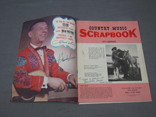 1960s Country Music Stars Signed Album 60+ Autographs 1