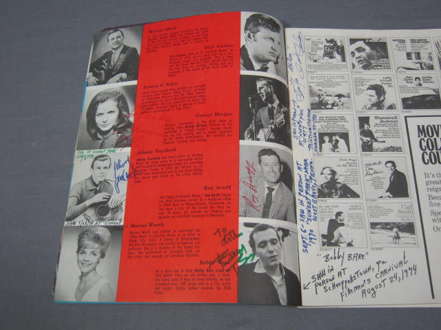 1960s Country Music Stars Signed Album 60+ Autographs 8