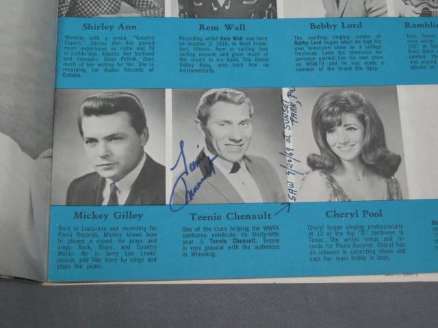 1960s Country Music Stars Signed Album 60+ Autographs 9