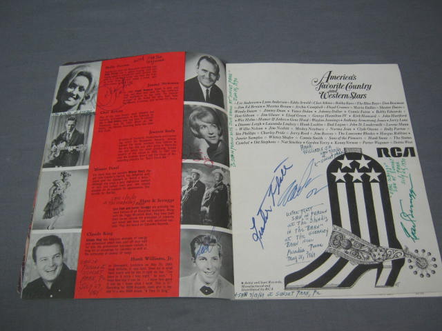1960s Country Music Stars Signed Album 60+ Autographs 12