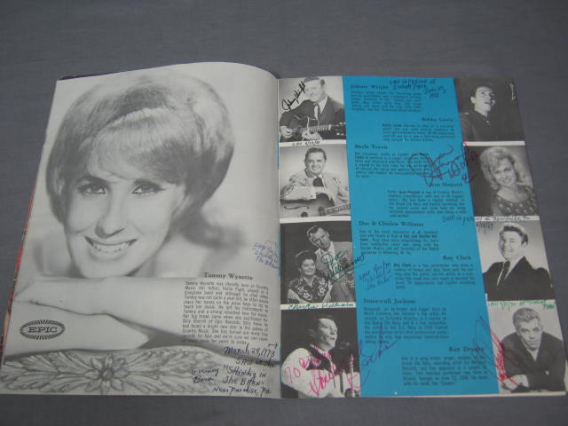 1960s Country Music Stars Signed Album 60+ Autographs 13