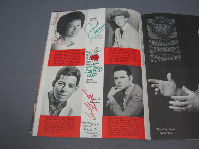 1960s Country Music Stars Signed Album 60+ Autographs 14