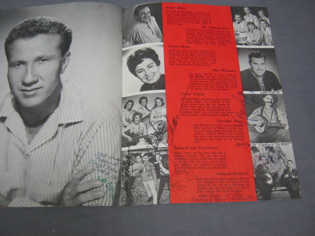 1960s Country Music Stars Signed Album 60+ Autographs 16