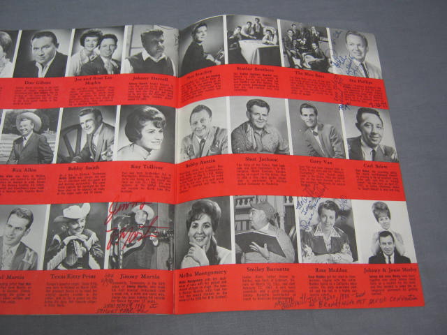 1960s Country Music Stars Signed Album 60+ Autographs 20