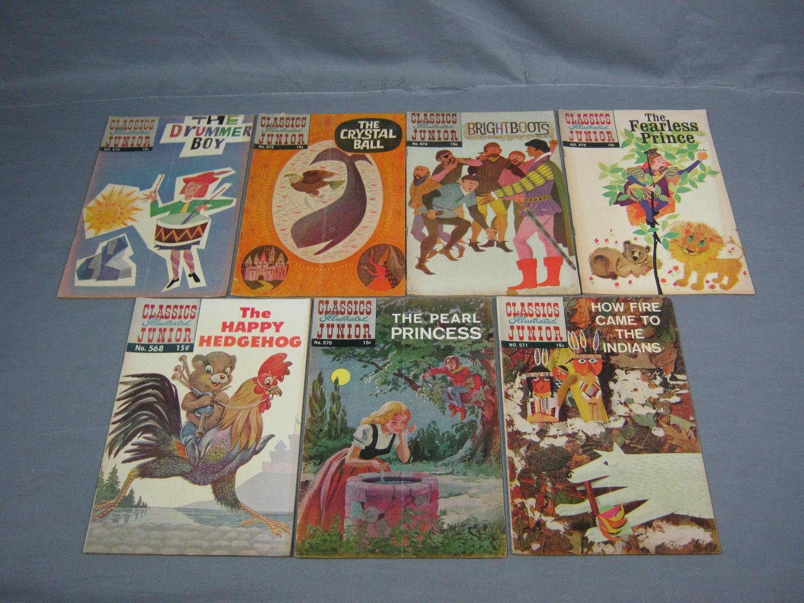 63 Vtg Classics Illustrated Junior Comics Lot 1953-1962 8