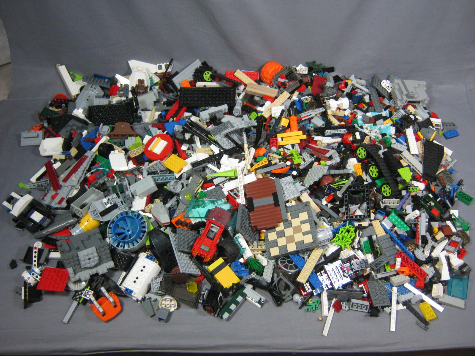10 Lb Pound Mixed Lego Blocks Parts Pieces Bulk Lot NR!