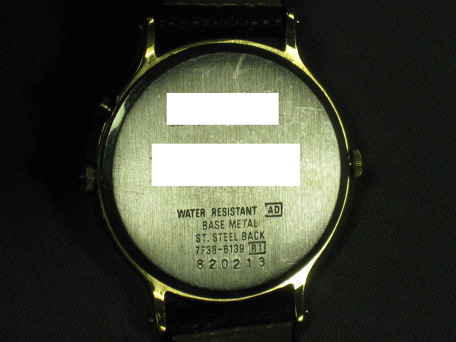 Mens Lassale Quartz Watch 7F38-6110 T AD 6139 R1 + Band 3