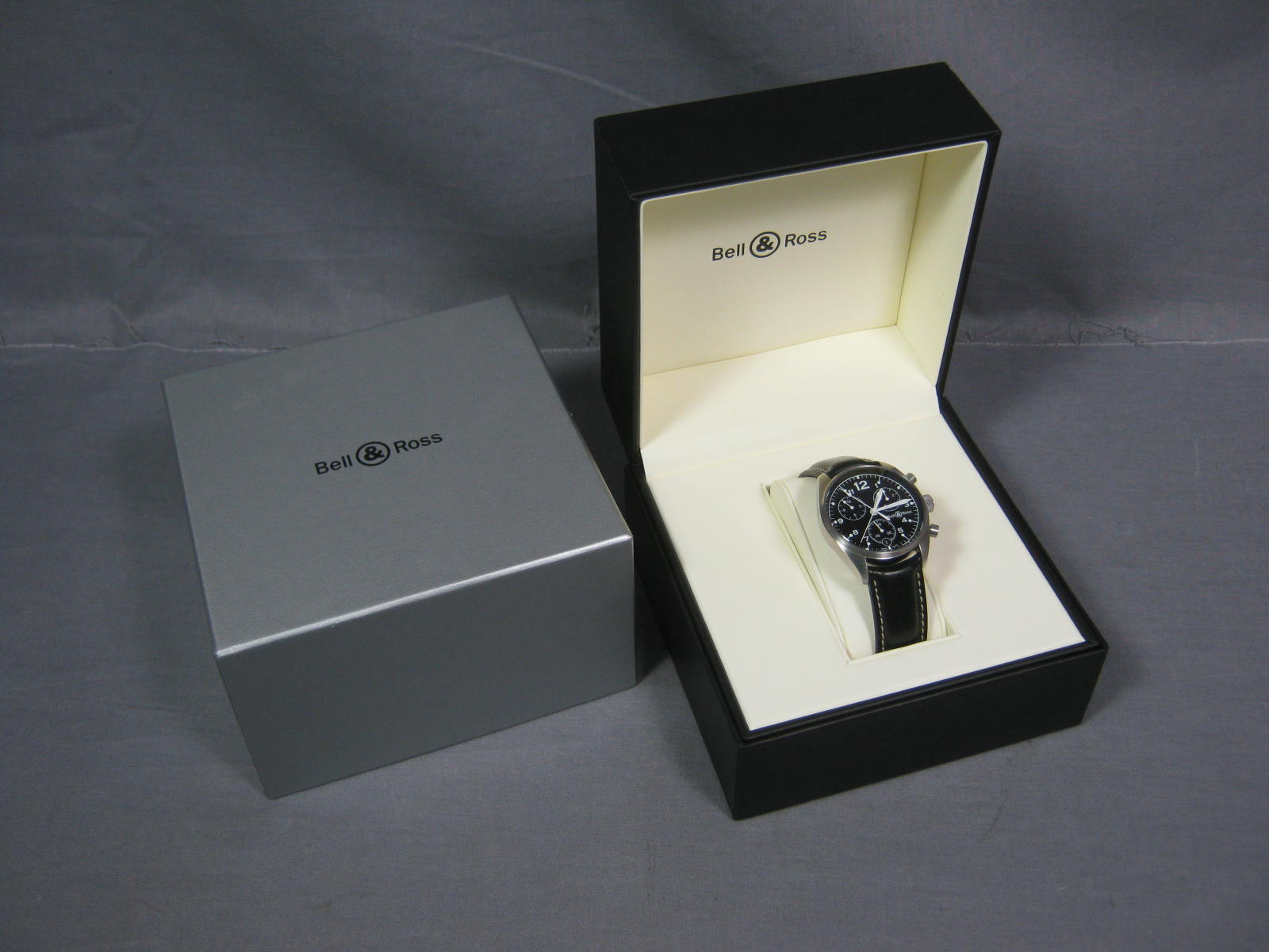 Bell & Ross Chronograph Watch Vintage Model 120 W/ Box