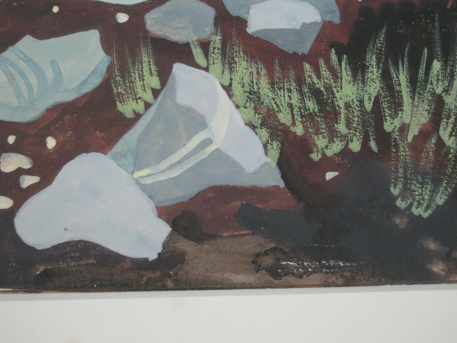 Vtg 1954 John B Jack Firth Painting Sheep Dip On Shore 4