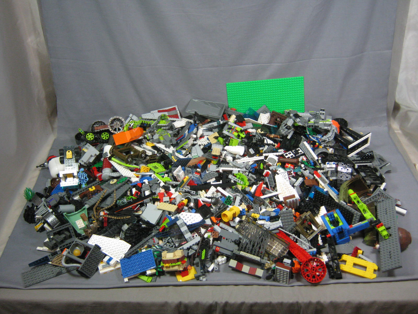 17 Lb Pound Mixed Lego Blocks Parts Pieces Bulk Lot NR!