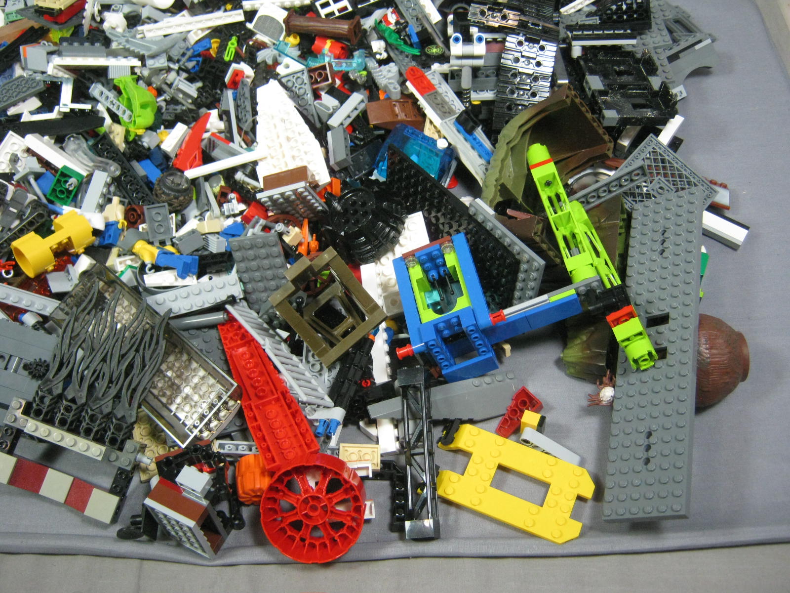 17 Lb Pound Mixed Lego Blocks Parts Pieces Bulk Lot NR! 3