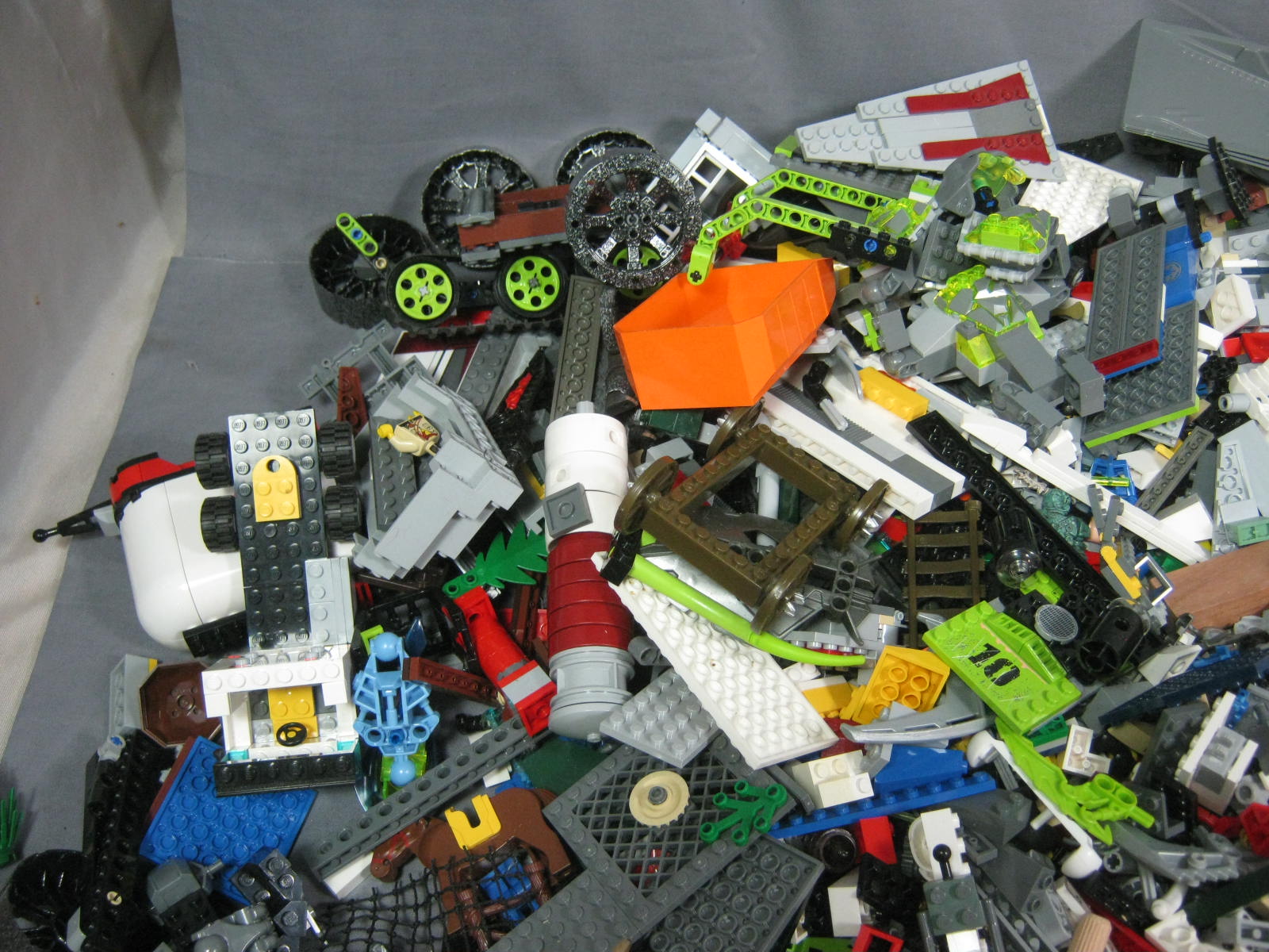 17 Lb Pound Mixed Lego Blocks Parts Pieces Bulk Lot NR! 4
