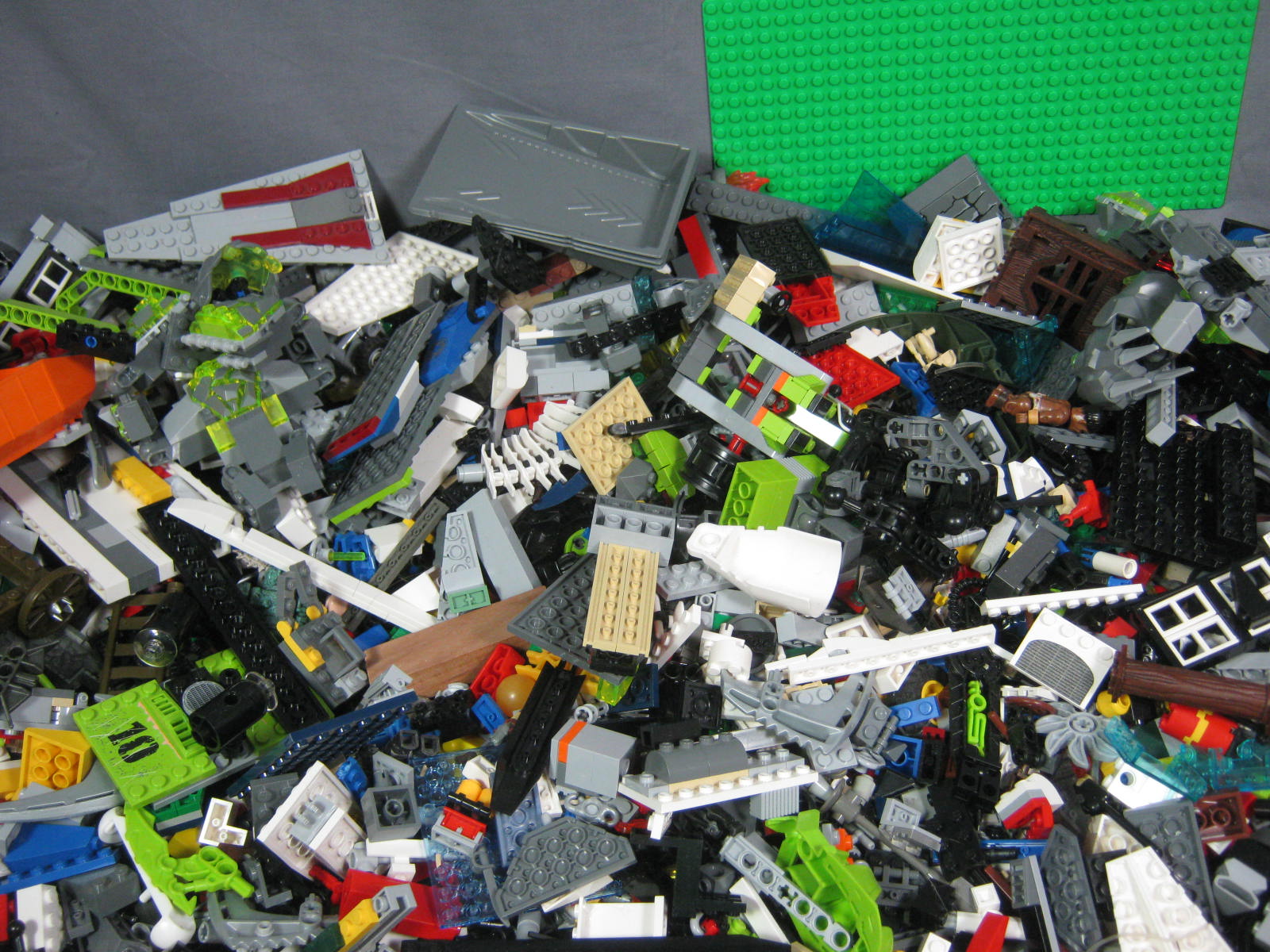 17 Lb Pound Mixed Lego Blocks Parts Pieces Bulk Lot NR! 5