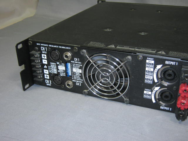 QSC Audio RMX 850 2 Channel Stereo Power Amp Amplifier 4