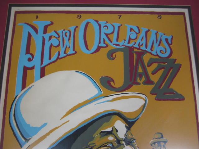 Hand Signed Maria Laredo 1979 New Orleans Jazz Fest Festival Poster LE/1000 1