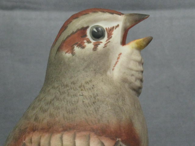 Boehm Tree Sparrow Porcelain Bird Figurine 468 NO RES! 3