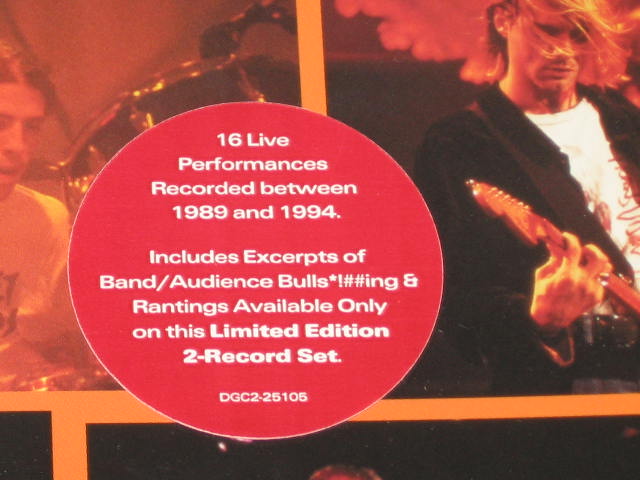Nirvana Teen Spirit Yellow Vinyl LP + Sealed Wishkah NR 11