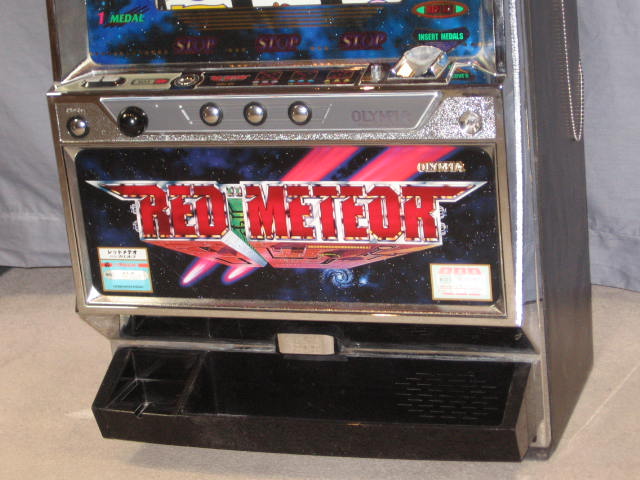 Olympia Red Meteor Pachislo Casino Slot Machine +Tokens 2