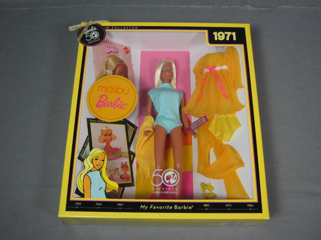 4 Barbie 50th Anniversary Dolls Lot Original 1959-1971 5