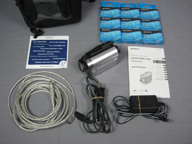 Sony Handycam DCR-HC52 MiniDV Video Camcorder LowePro + 1