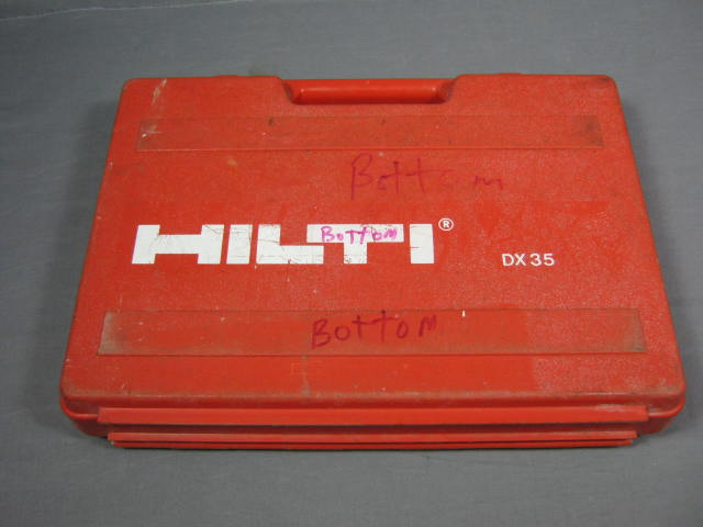 Hilti DX 35 Powder Actuated Nail Stud Gun Tool Kit + NR 9