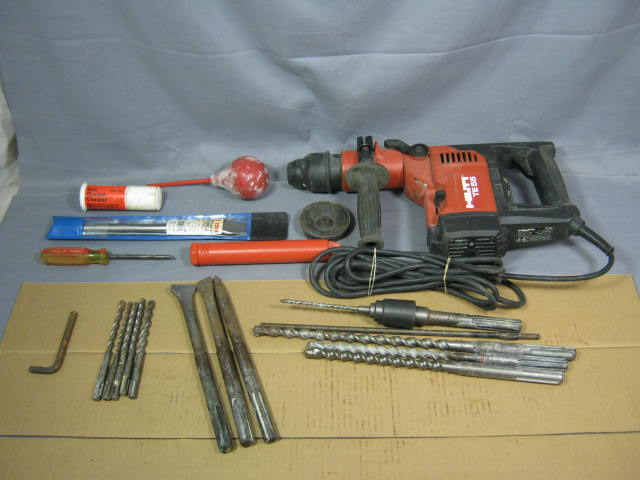 Hilti TE 55 Rotary Hammer Drill Kit W/ Bits Case ++ NR! 1