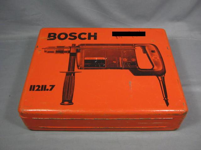 Bosch 11211 VS 1" Rotary Hammer Drill Kit W/ Bits Case+ 7